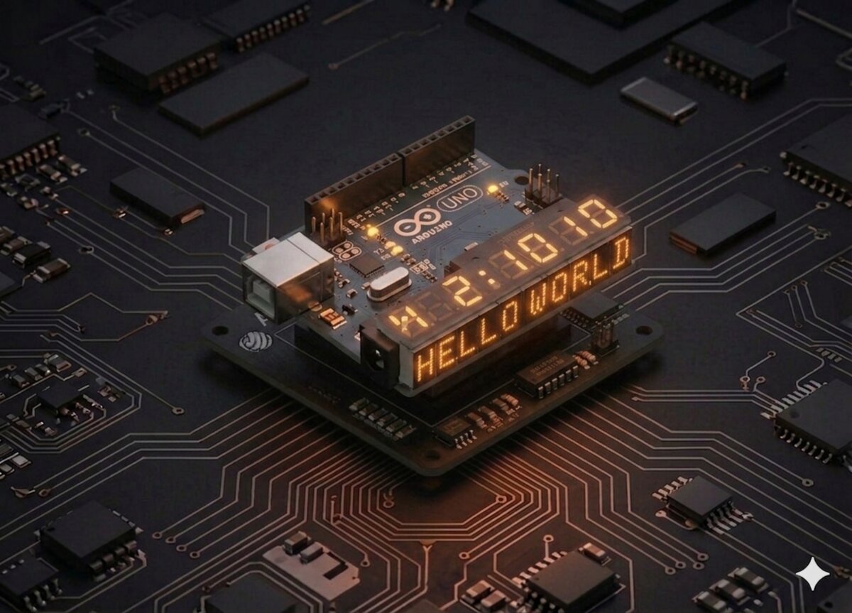 19: Afișaj 7 segmente